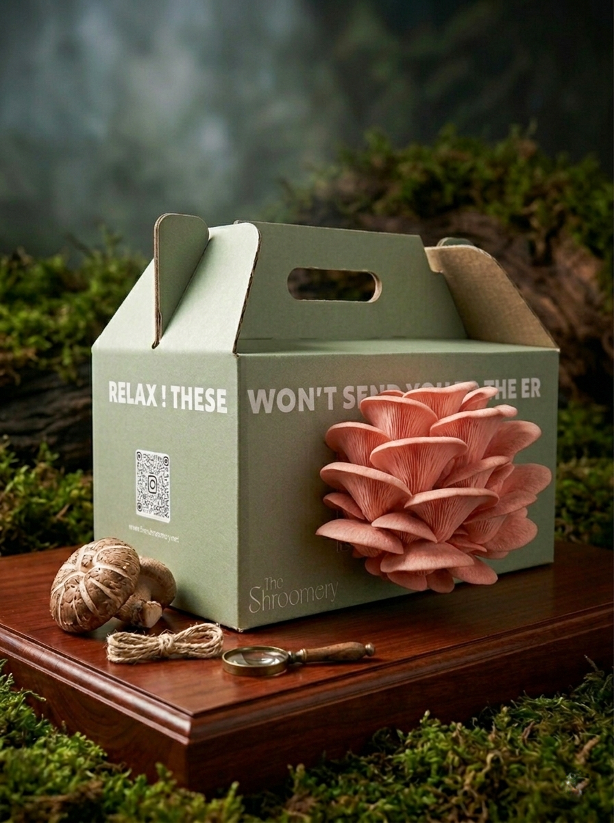 Oyster Mushroom Grow Kit | Pearl, Pink & Yellow | Grow Gourmet Mushrooms at Home