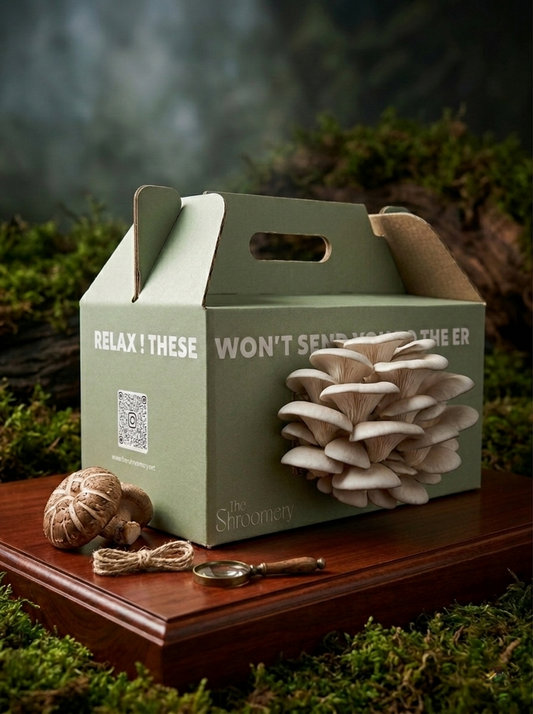 Oyster Mushroom Grow Kit | Pearl, Pink & Yellow | Grow Gourmet Mushrooms at Home