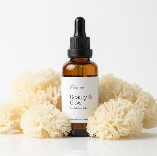 Beauty & Glow – Tremella Mushroom Alcohol-Free Tincture for Skin Hydration & Radiance | 50ml