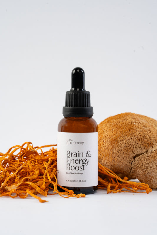 Brain + Energy Blend – Lion’s Mane & Cordyceps | 30ml