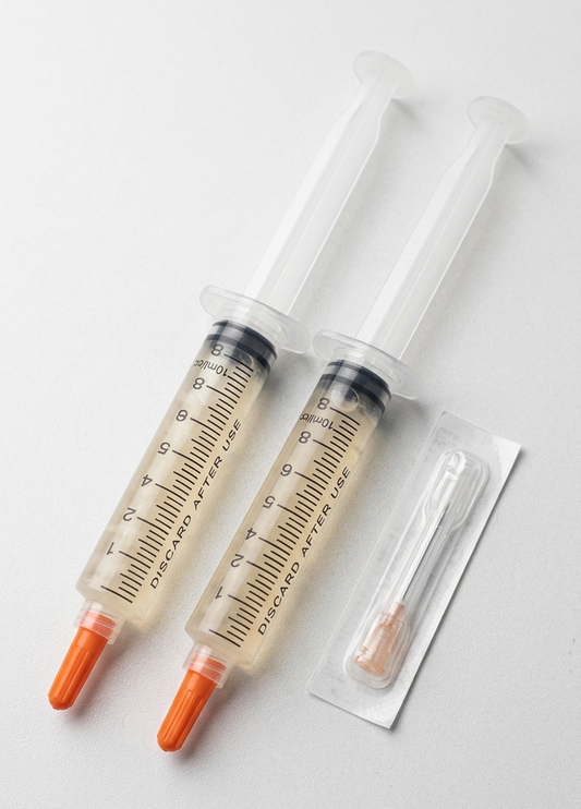 Mushroom Liquid Culture Syringes (2 × 10 ml) | Premium Mycelium Cultures