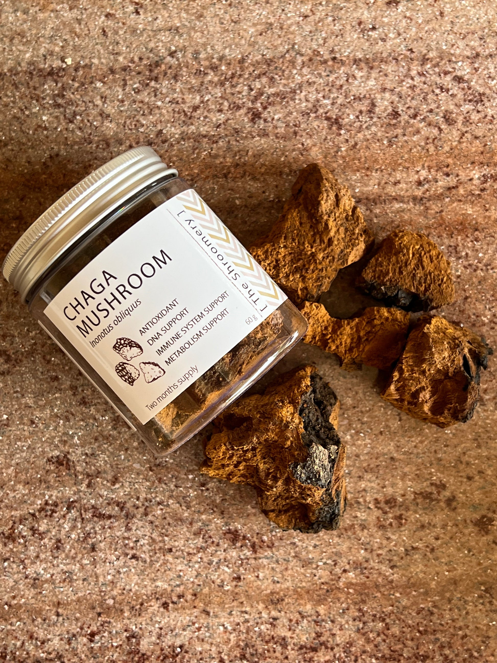 Chaga medicinal mushroom powder